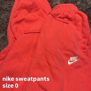 Nike Kids Bright Red Joggers